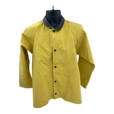Chaqueta para hombre Watershed botón amarillo lluvia resistente al agua pequeña Foto 1 de 4