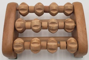 April bath & shower Promoting Health & Wellness Wooden Foot Rolling Massager CH - Picture 1 of 3