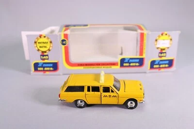 LE3017 Voiture 1/43 1/43 000 Agat "M" Taxi GAZ 2402 jaune made in Russia USSR - Bild 1 von 4