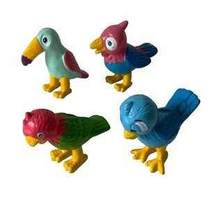 Mini figuras de plástico PVC Jasman My Precious Pets de colección x 4 pájaros - Imagen 1 de 7