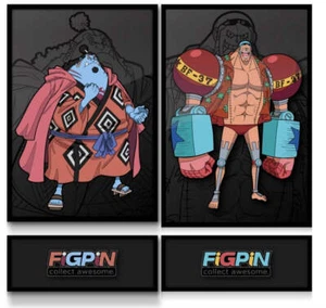 Paquete One Piece XL FiGPiN Franky X11 y FiGPiN Jinbe X10 - Imagen 1 de 1