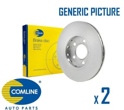 2X BRAKE DISCS SET BRAKING DISCS PAIR COMLINE OE REPLACEMENT AND6748 - Image 1 of 4