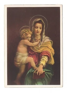 Madonna con Libro A. Del Sarto FG cartolina vintage postcard postkarte MA1356 - Picture 1 of 2