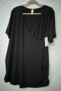 Womens Joyspun Black Maternity Pajama Set Ripped XXL/XXXL Top And Pants New - Picture 1 of 10