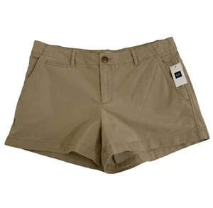Gap Shorts Chino Sommer kultig khaki Damen 4 Wandern Stretch Baumwolle Elasthan - Bild 1 von 12