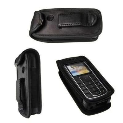 caseroxx Leather-Case with belt clip for Nokia 6230, 6230i in black made of genu - Image 1 of 4