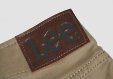 Lee MENS SIZE 44X29 Khaki Pants BEIGE Extreme Comfort Straight Fit Stretch