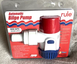 Rule 800 GPH Automatic Bilge Pump 12 Volts 20SA - Picture 1 of 2