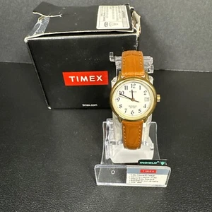 NUOVO Timex T2J761, Orologio Donna Facile da Leggere, Pelle Marrone, Indiglo, Data (B2) - Foto 1 di 5
