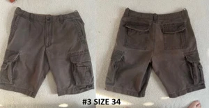 (#2) Eddie Bauer Cargo Shorts, Size 34, Brown - Picture 1 of 1