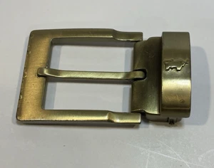 Vintage BRAUN Made In Italy Solid Brass Buckle for 1.25” Wide Belt (No Belt) - Picture 1 of 11