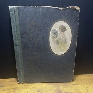 Edwardian scrapbook With Un used Pages Vintage - Picture 1 of 7