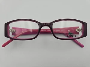 LACOSTE LA12221 PU Pink Burgundy Eyeglasses (Frame Only) 50-18-130mm - Picture 1 of 6