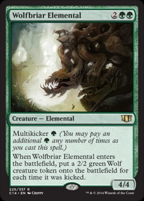 Wolfbriar Elemental - Medium Play MTG Commander 2014 Edition - Image 1 of 1