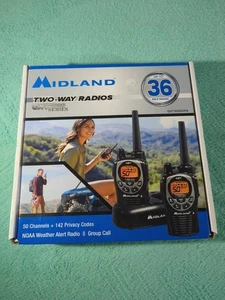 Midland GXT1000VP4 36 Meilen Zwei-Wege Radio Ladegerät NOAA Wetterradio EIN RADIO - Bild 1 von 4