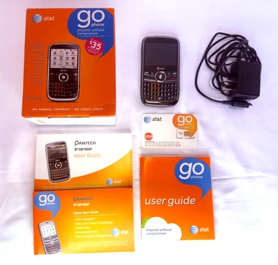 Телефон Pantech P7040P AT&T Go 80 МБ *Б/У И ЗАБЛОКИРОВАН - Изображение 1 из 4