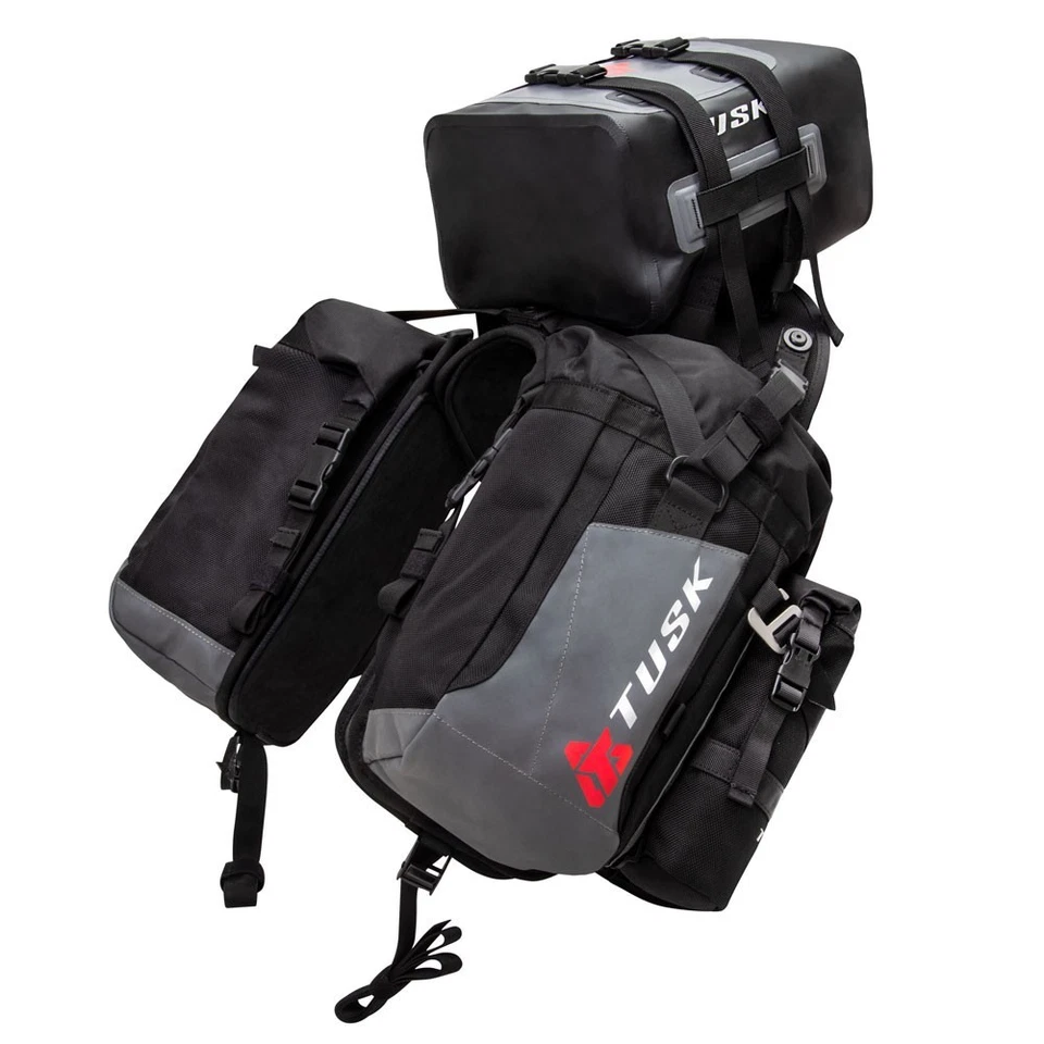 Tusk Excursion Rackless Luggage System W/ Small Dry Duffel Tail Bag 2031700002