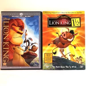 THE LION KING / THE LION KING 1 1/2 (DVD/BLU) Disney Animation Adventure Musical - Picture 1 of 9