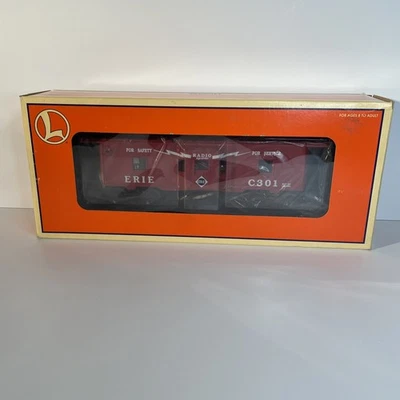 Lionel 6-19742 Erie Bay-Window Caboose w/TMCC Crewtalk O Gauge BRAND NEW - Image 1 of 4