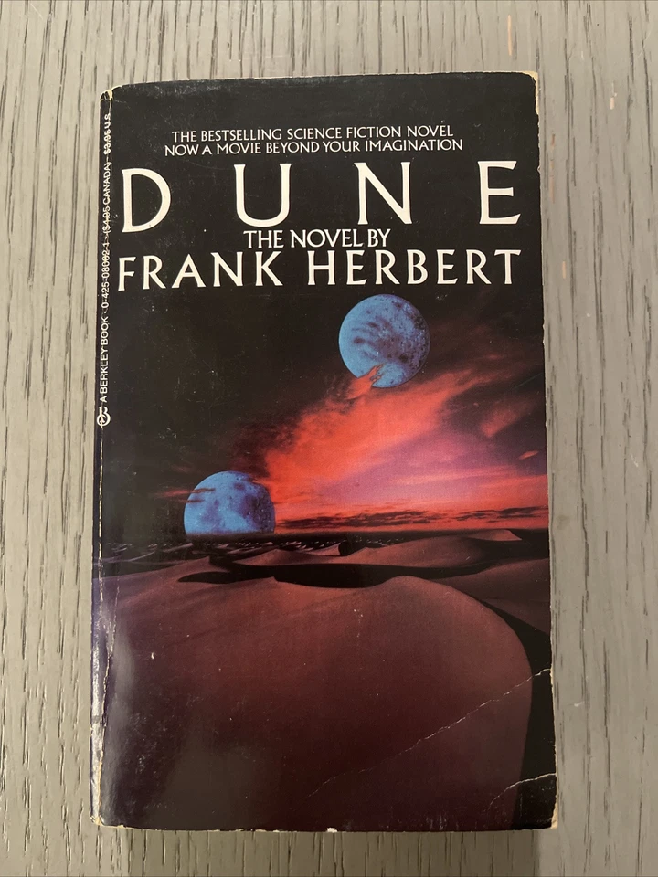 Dune by Frank Herbert 1984 Berkley Paperback – Classic Sci-Fi Novel - Image 1 of 4