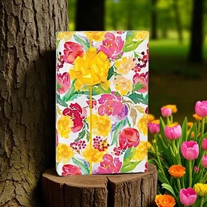 Watercolor GARDEN BLOOMS Design 24" Gift WRAPPING Paper Choose Length Amount - Picture 1 of 2