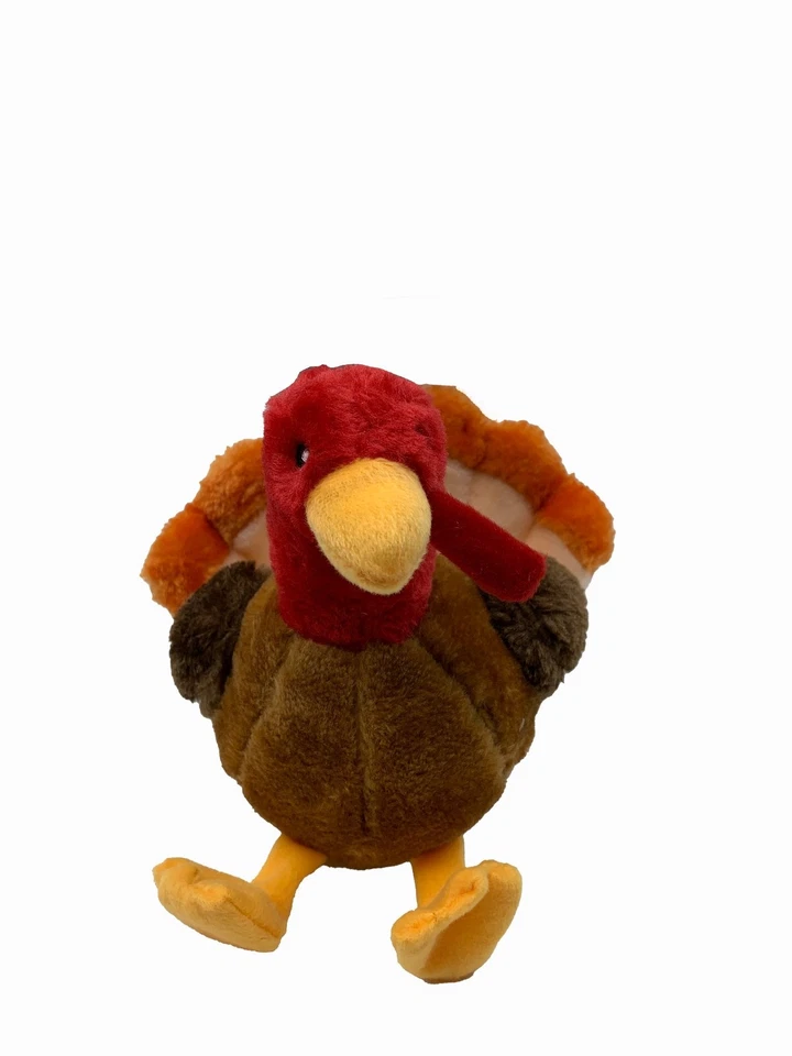 Zippypaws Tucker the Turkey Plush Thanksgiving Dog Toy 8" Squeaker - Image 1 of 1