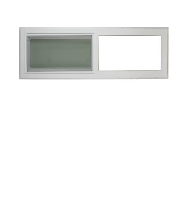 Double Pane Horizontal Window 48" x 12" FL. Approved Argon Gas Low E Tempered - Image 1 of 4