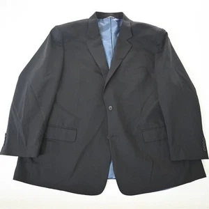 Oak Hill 54L Black Wool Mens Blazer Suit Jacket Sport Coat - Picture 1 of 12