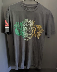 Reebok UFC Conor McGregor Tattoo Notorious T-Shirt Size Medium Black - Picture 1 of 9