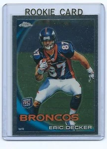 Tarjeta de novato Eric Decker 2010 Topps cromada #c98 qty - Imagen 1 de 1