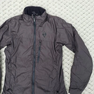 Abrigo Chaqueta Gris Cremallera Completa Aislado Primaloft Negro Diamante Para Mujer - Mediano Foto 1 de 4