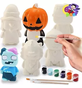 JOYIN Halloween Squishy Toys Coloring Craft Kit with 6 Different Characters - Picture 1 of 6