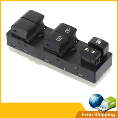 Interruptor de ventana eléctrica adecuado para Nissan Murano 2009 2010 2011-2014 lado del conductor delantero izquierdo Foto 1 de 4