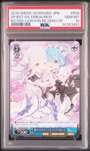 PSA 10 Blanco Negro Re ZERO Emilia & Rem Spring Best Shot #P04 F/S Japón 2018 - Imagen 1 de 3