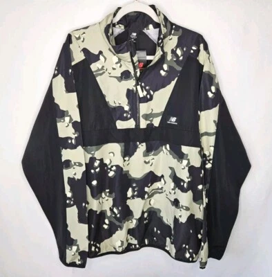Chaqueta New Balance Kith Camuflada - Cortavientos Para Hombre Grande Bodega Pullover Totalmente Nueva Foto 1 de 4
