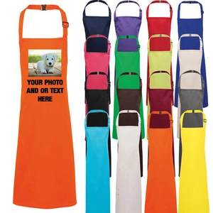 Childrens Apron Printed Personalised Childs Kids Kitchen Cooking Baking Bake - Picture 1 of 17