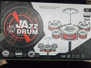 Miniature Jazz Drum Music Guru Set Musical  Educational Instrument Toy - Picture 1 of 1