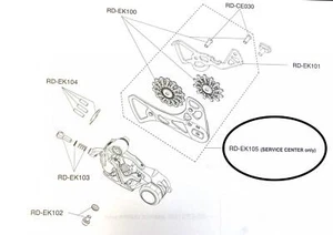 Campagnolo RD-EK105 EKAR 13 Gang Ersatzkäfig - Bild 1 von 2