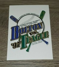 Bolton Vs. Teague - 1997 - Charity Softball Game Cards - YOU PICK