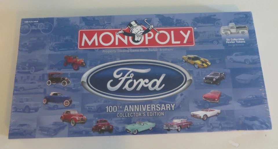 Ford 100th Anniversary Collector's Edition Monopoly 100 Complete RARE