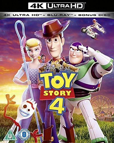 Toy Story 4 (Blu-Ray, 3 Disc, 2019)