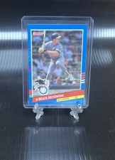 1991 Donruss - All-Stars #56 Mark McGwire  Bottom Stripes are Red and White