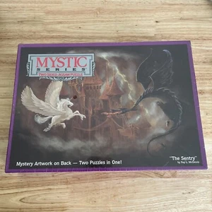 Fantasy Einhorn Puzzle 2 zweiseitig Mystic Serie 529 Teile Sentry Mystery VERSIEGELT - Bild 1 von 5