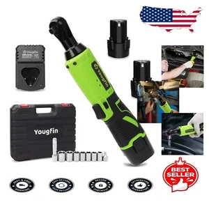 Electric Ratchet Wrench Kit - Fast-Charging with Safety Features & Accessories - Picture 1 of 8