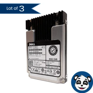 Lot of 3 DELL PX04SMB080 800GB 2.5″ SAS SSD – “A” - Picture 1 of 4