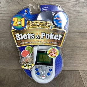 Las Vegas Casino Corner 2 in 1 - 5 Slots & Poker Handheld - Picture 1 of 3