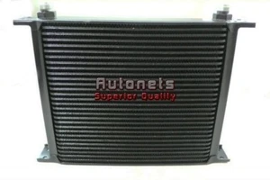 30 Row Universal Transmission Aluminum Fluid Oil Cooler SBC BBC ChevyMoparHotRod - Picture 1 of 2