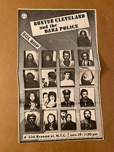 Buster Cleveland & DaDa Police - original performance poster — 19 Nov (198...3?) - Picture 1 of 3