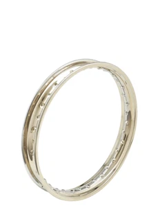 FELGE ITALCERCHIO STAHL CHROM WHEEL RIM CHROME STEEL 2,15x19 LOCH 36 - Bild 1 von 6