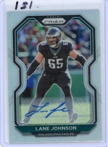 2022 Panini Prizm - Lane Johnson #239 Silver Prizm Autographs (AU) - Picture 1 of 2